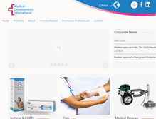 Tablet Screenshot of medicaldev.com